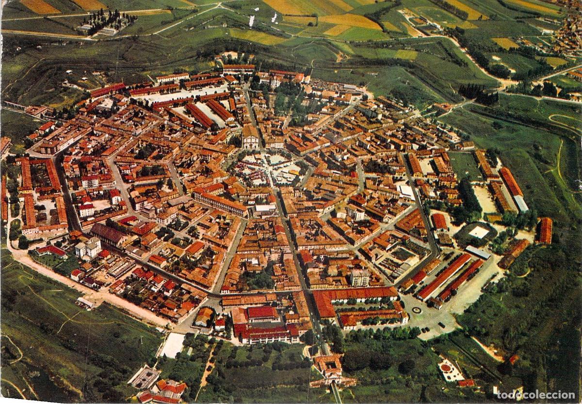 Postales: Postal de Vista A&eacute;rea de Palmanova, Ciudad Fortaleza en Italia