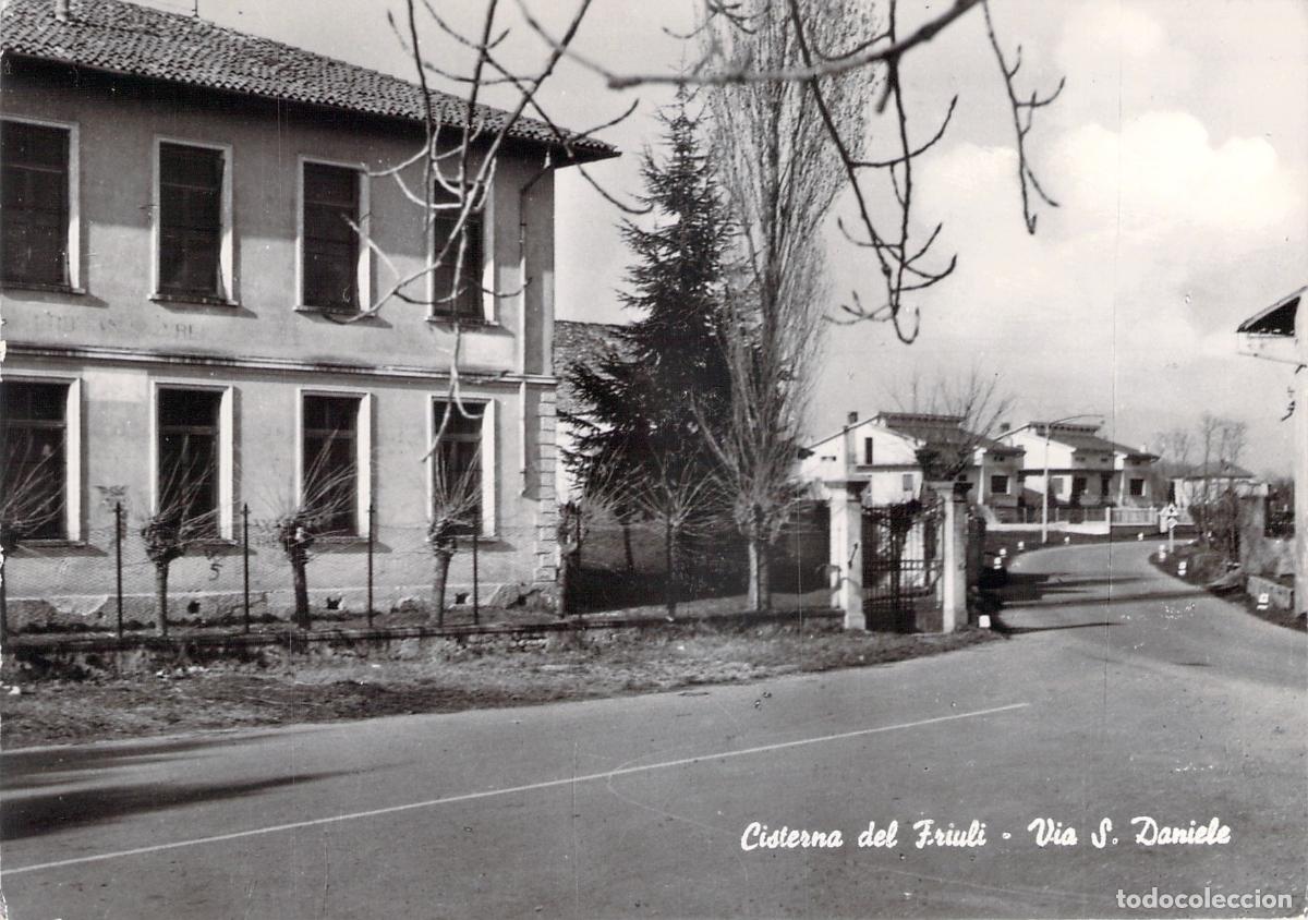 Postcards: Postal Cisterna del Friuli - Via S. Daniele, Italia