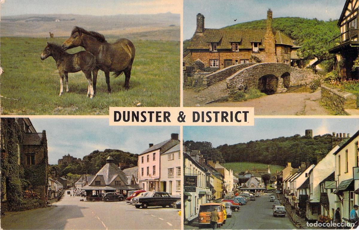 Postcards: Postal de Dunster y Alrededores, Somerset, Inglaterra