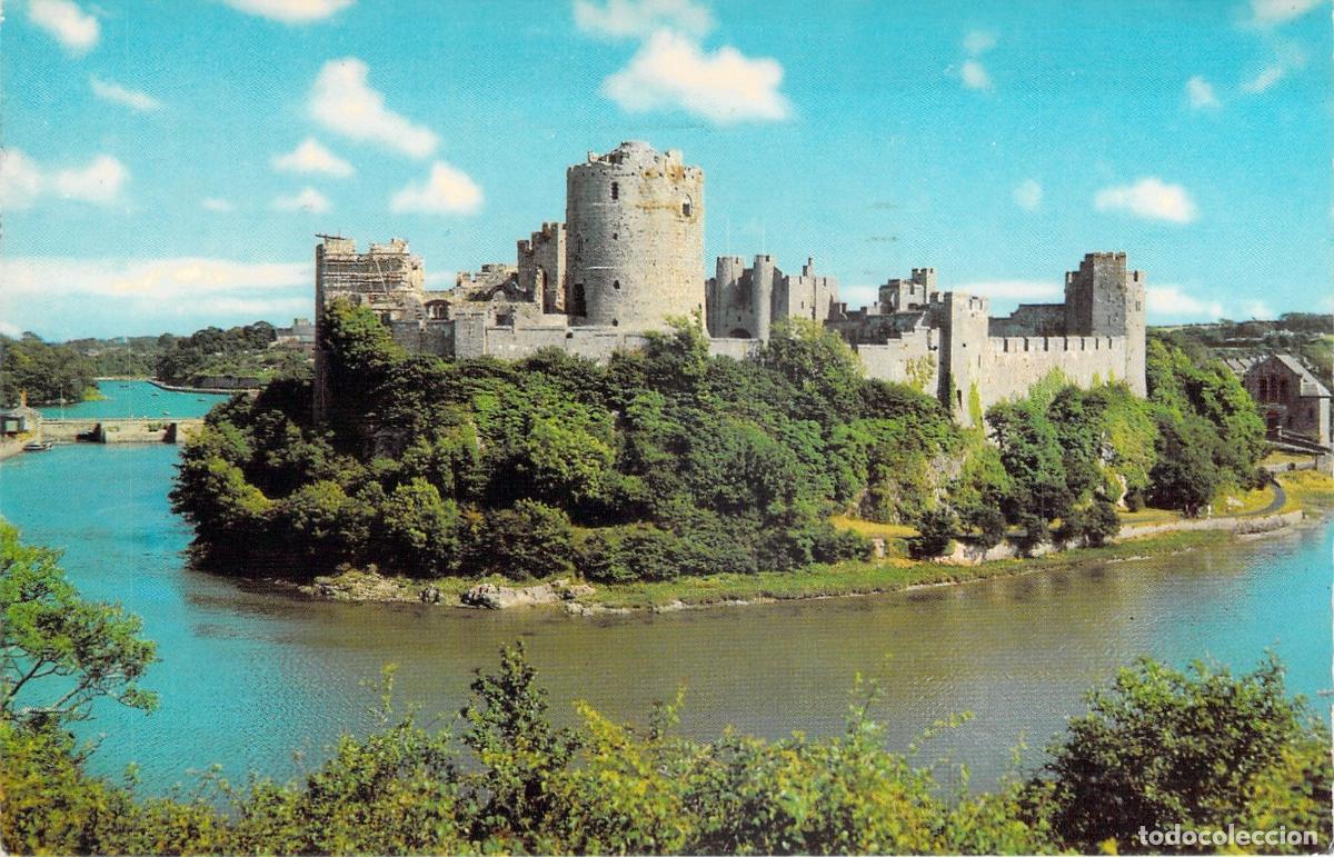 Postcards: Postal del Castillo de Pembroke en Gales, Reino Unido
