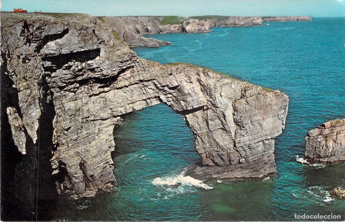 Postcards: Postal de The Green Bridge, Puente Verde de Gales, Pembrokeshire