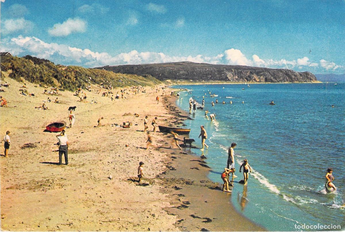Postcards: Postal de Warren Beach en Abersoch, Gales - Paisaje Costero