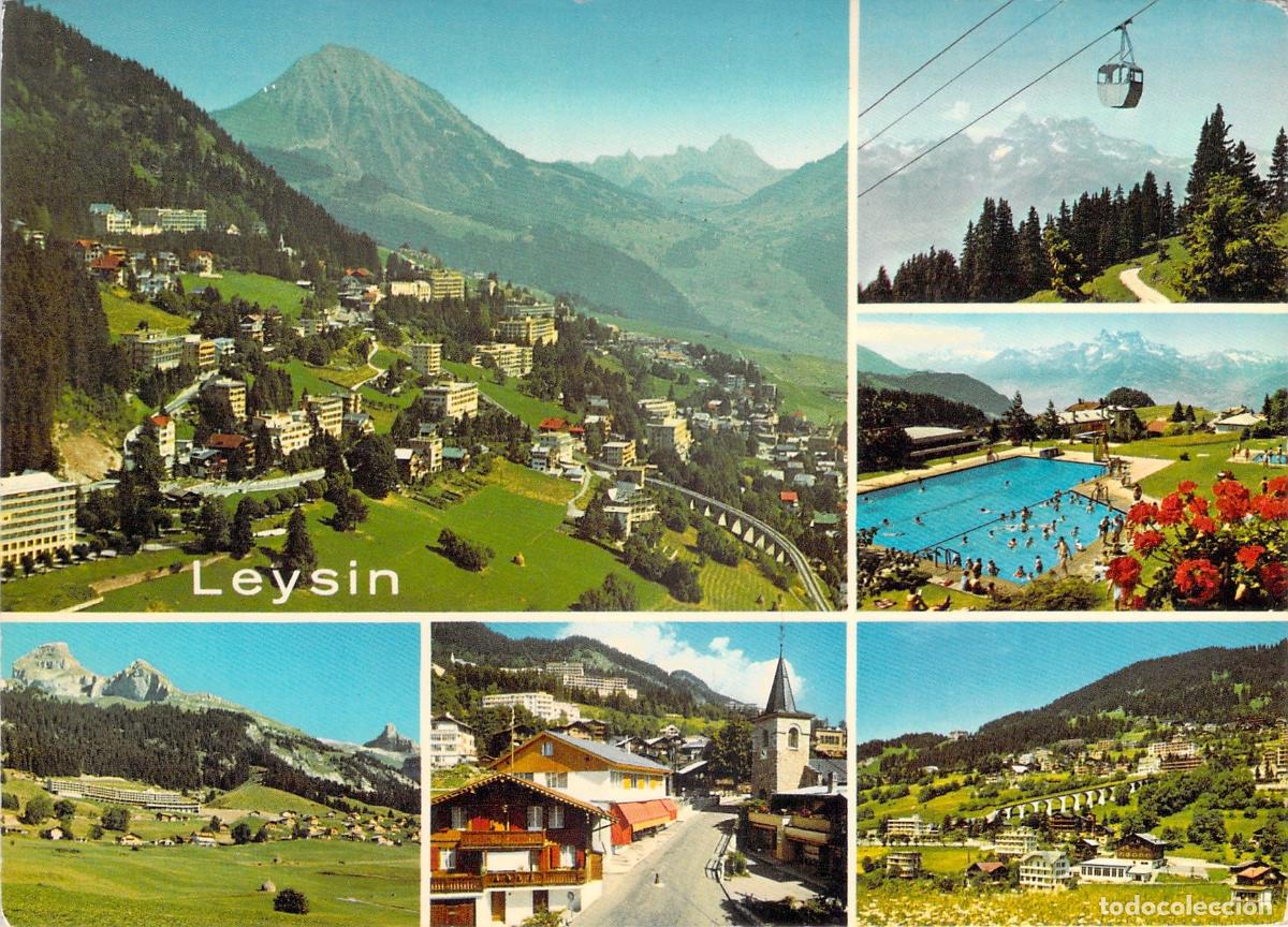 Postcards: Postal de Leysin, Suiza - Vistas Panor&aacute;micas de los Alpes Vaudoises