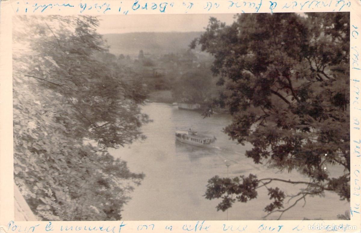 Postales: Postal de Hamel&iacute;n con el Barco Rattenf&auml;nger en el R&iacute;o Weser