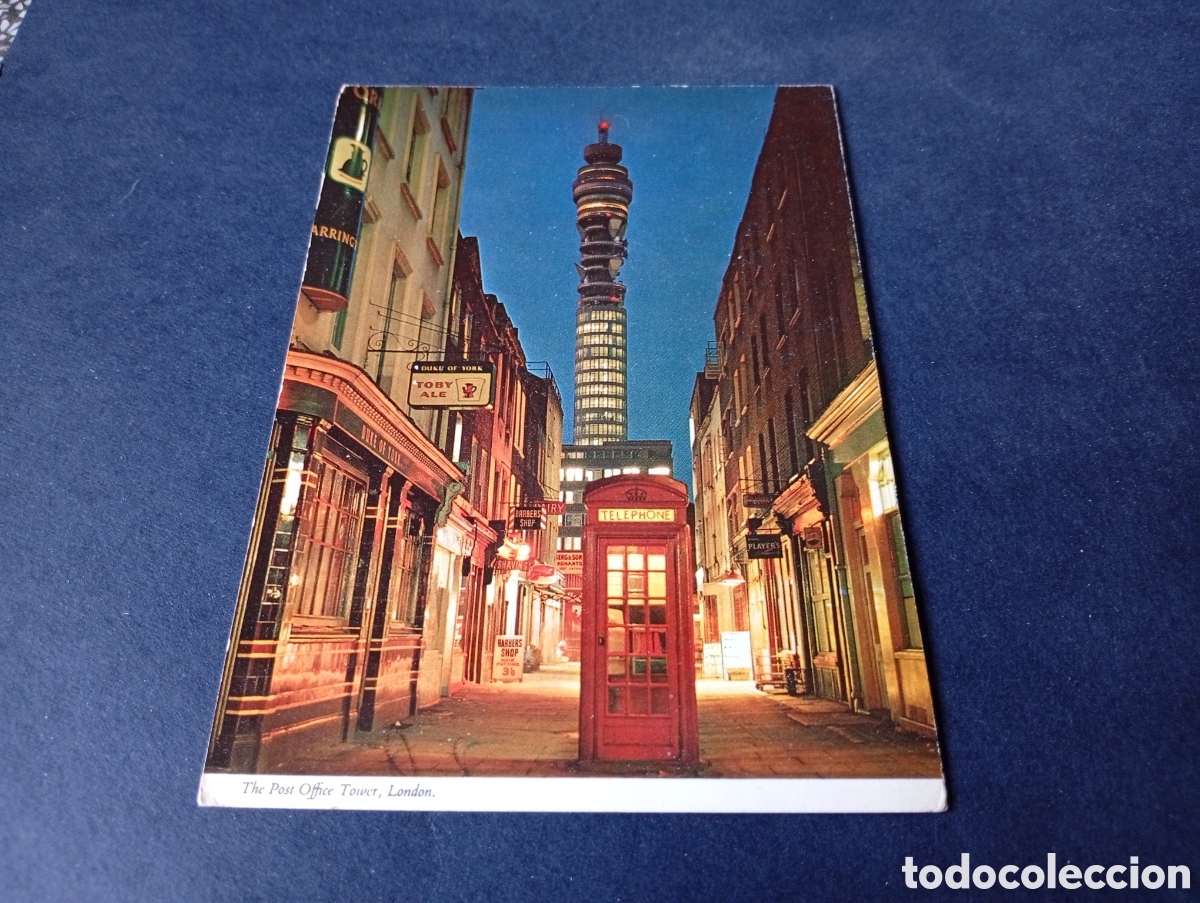 Postales: Postal Londres cabina telef&oacute;nica