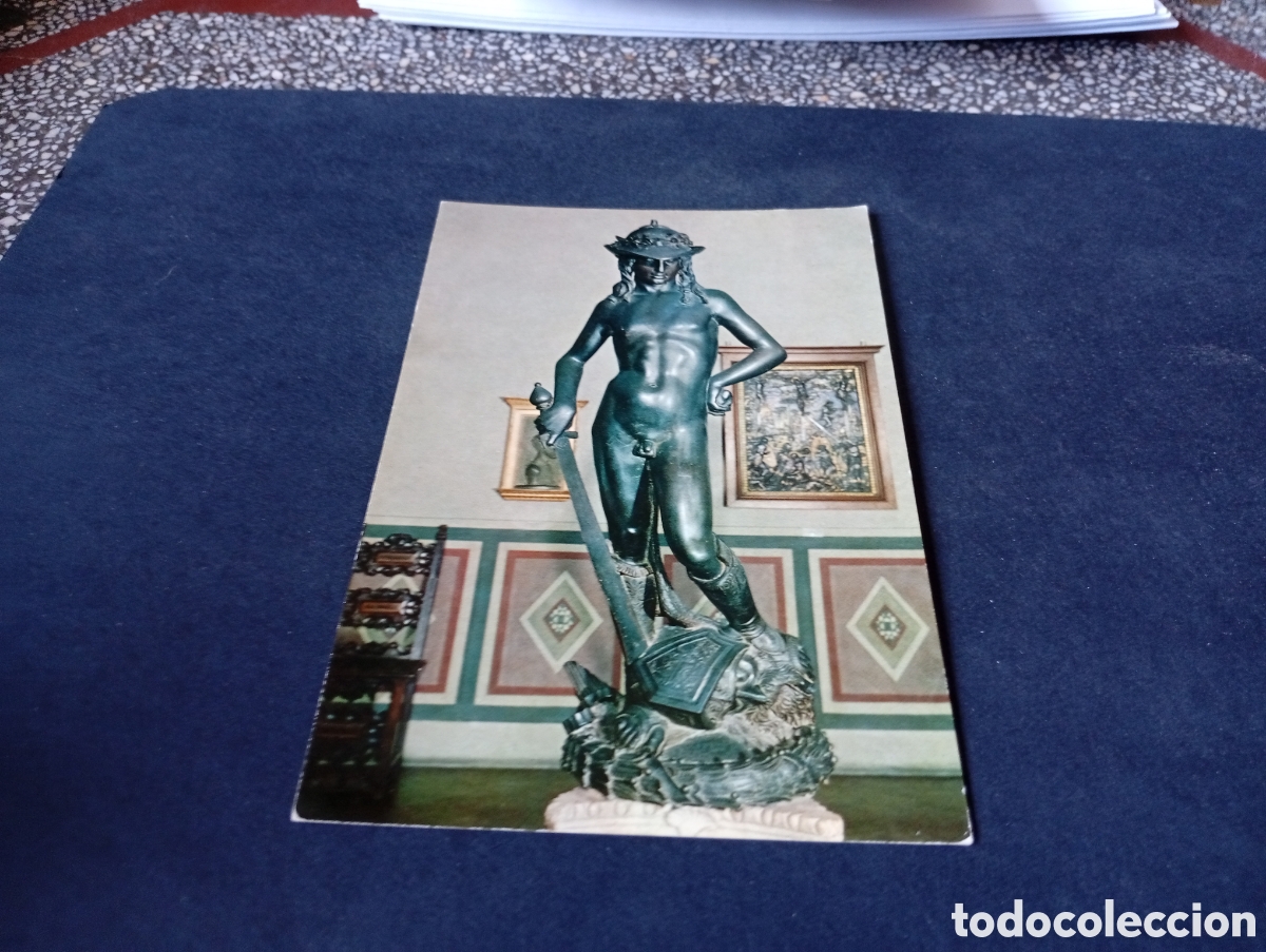 Postales: Postal Florencia museo estatua bronce
