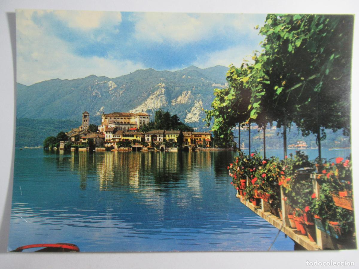 Postales: Lago D'Orta - L'Isola di S. Giulio - Vista da Orta - S/C