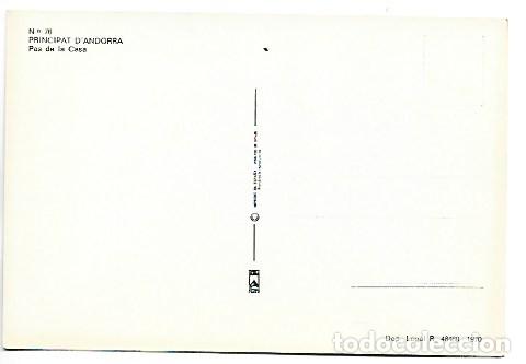 Postales: FRONTERA, PAS DE LA CASA.- ANDORRA - Foto 2
