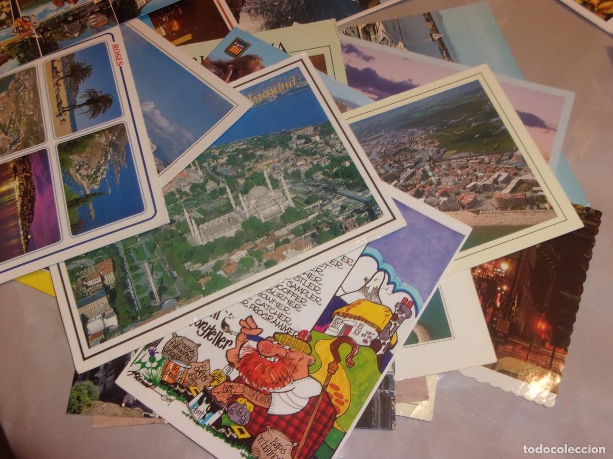 Postales: postales anos 1960 &agrave; 2000 con sello postal y matasellos