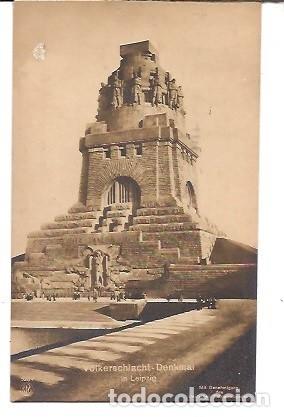 Postales: ANTIGUA POSTAL VOLKERSCHLACHT DENKMAL IN LEIPZIG 1921