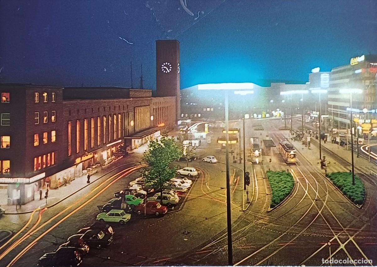 Postales: Dusseldrf, Alemania. Vista nocturna.