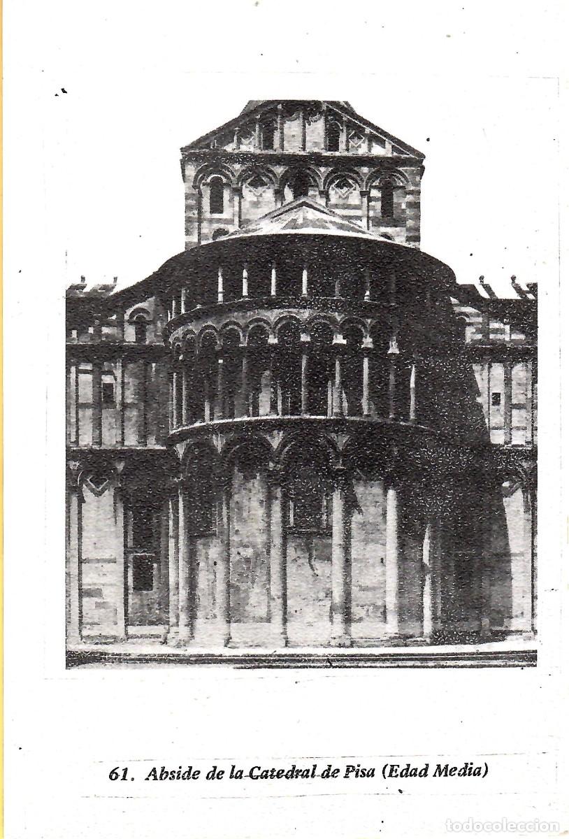 Postales: EDAD MEDIA, 61. Catedral de Pisa. &Aacute;bside de la Catedral de Pisa (Edad Media). Sin circular. EDITA AC