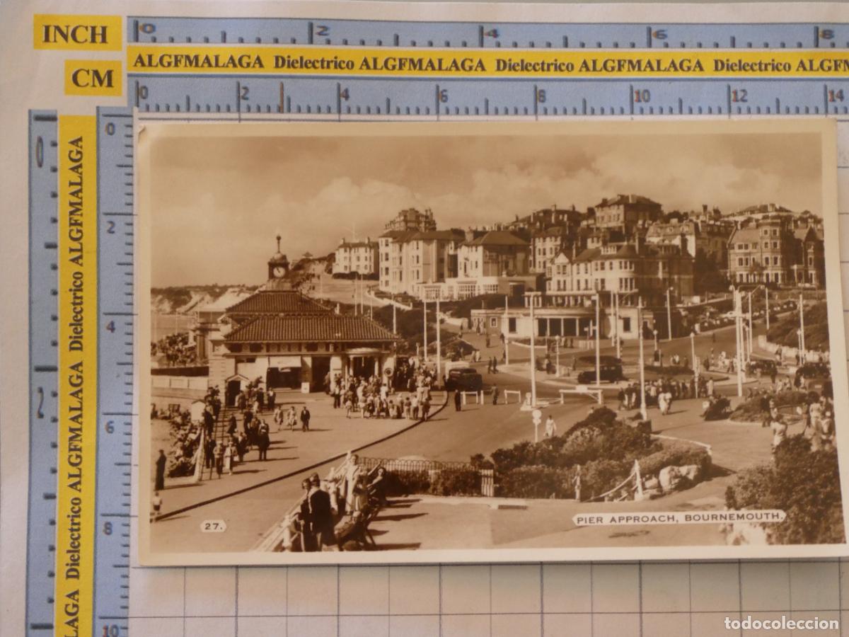 Postales: POSTAL DE REINO UNIDO GRAN BRETA&Ntilde;A. INGLATERRA BOURNEMOUTH PIER APPOACH. 869