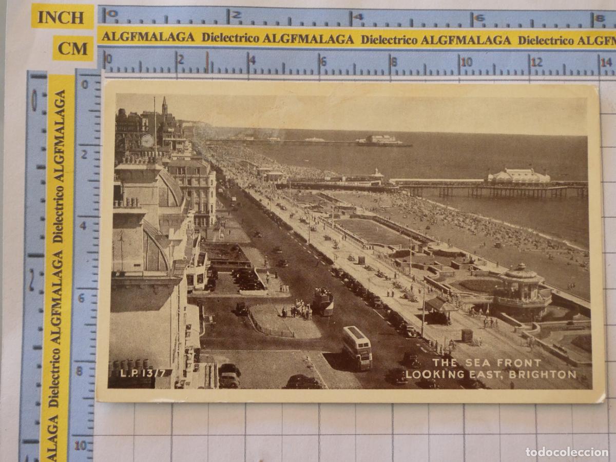 Postales: POSTAL DE REINO UNIDO GRAN BRETA&Ntilde;A. THE SEA FRONT LOOKING EAST BRIGHTON, INGLATERRA. 878