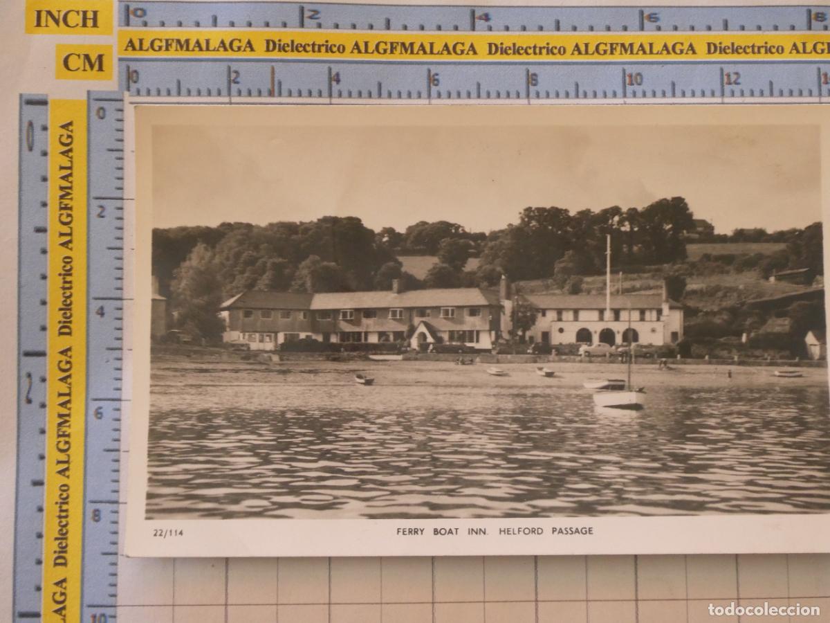 Postales: POSTAL DE REINO UNIDO GRAN BRETA&Ntilde;A. INGLATERRA FERRY BOAT INN HELFORD PASSAGE. 882