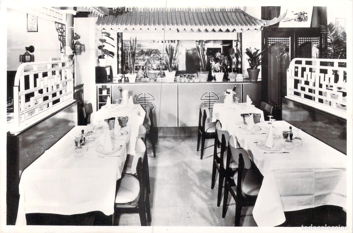 Postales: Postal Restaurante Hong-Kong en Bruselas, B&eacute;lgica