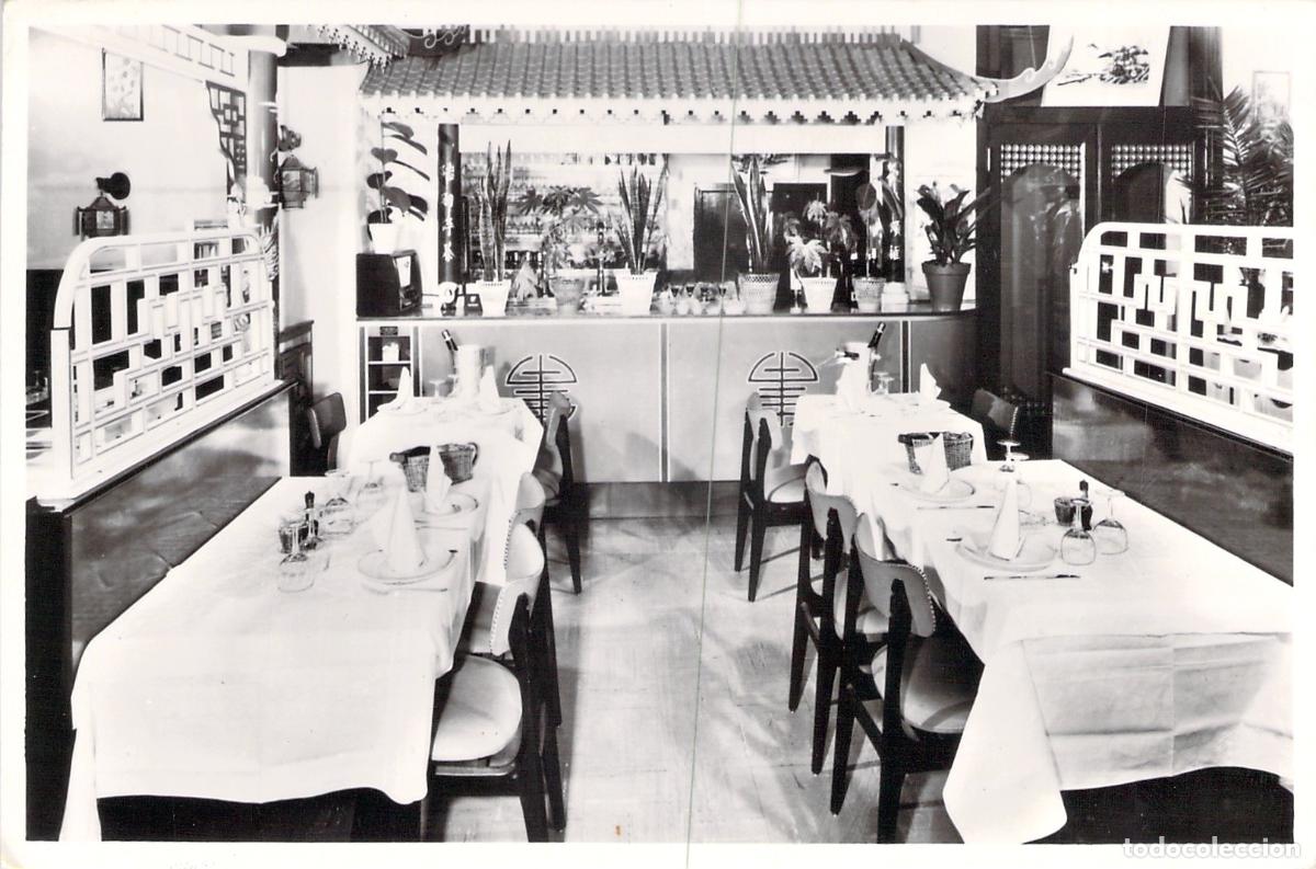 Postales: Postal Interior Restaurante Hong-Kong Bruselas B&eacute;lgica