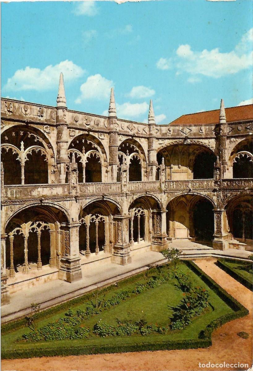 Postales: LISBOA. Portugal. Mosteiro dos Jer&oacute;nimos. Claustro. Sin circular. ED. COLEC&Ccedil;AO D&Uacute;LIA