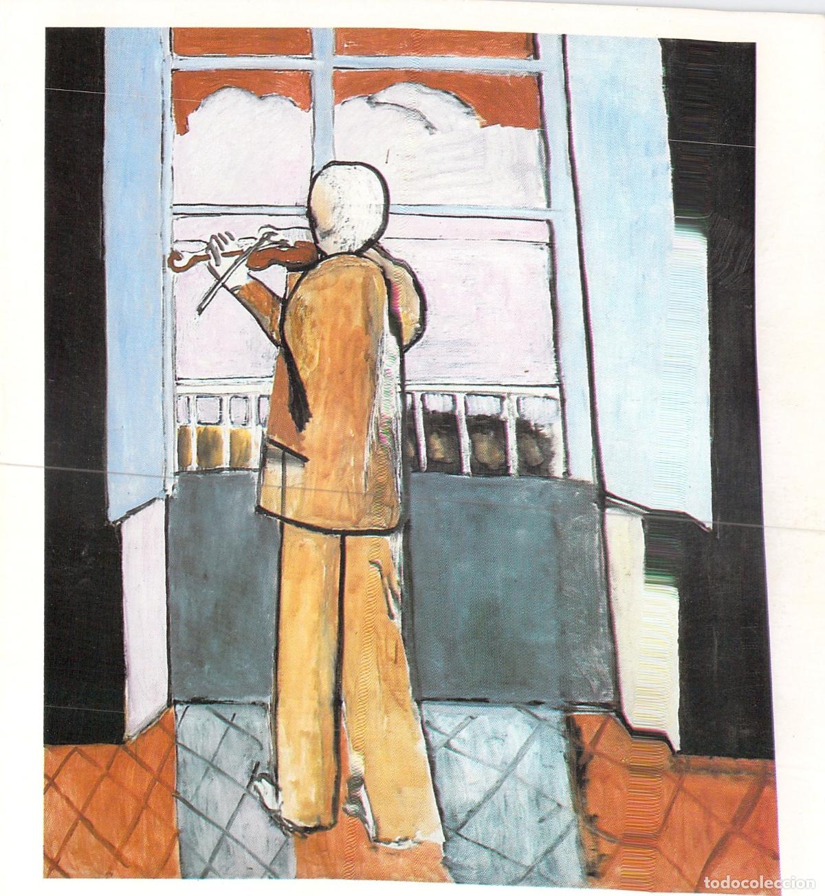 Postales: Postal de Henri Matisse - El Violinista en la Ventana - Arte Moderno