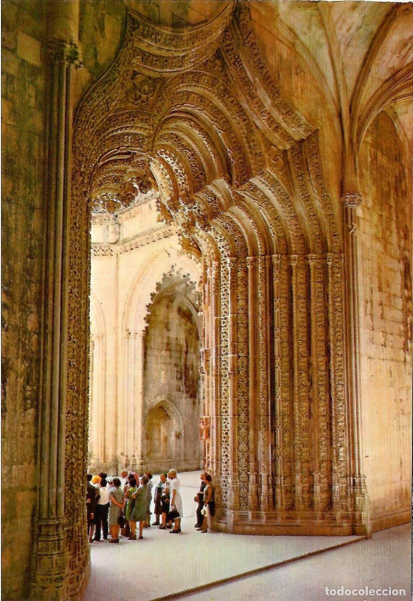 Postales: N&ordm; 293-BATALHA. Portugal. Mosteiro. Entrada para as Capelas Imperfeitas. Sin circular. ED. COLEC&Ccedil;AO