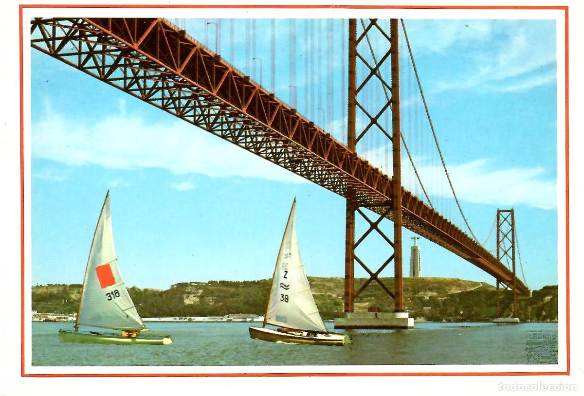Postales: N&ordm; 2141-LISBOA. Portugal. Ponte sobre o Tejo. Sin circular. ED. COLEC&Ccedil;AO D&Uacute;LIA