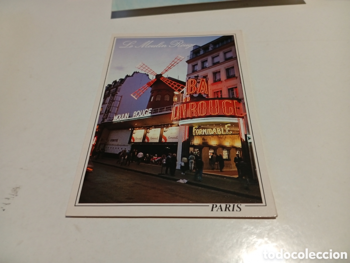 Postales: Postal Paris le moulin rouge