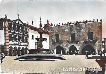 Postales: Portugal y Viana do Castelo, Fuente, Hospital y Ayuntamiento, Santiago do Cac&eacute;m 1953 (7776)
