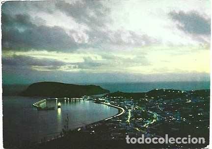 Postales: Portugal y Marcofilia, Azores, Faial, Vista nocturna de la ciudad de Horta, Lisboa 1969 (7)