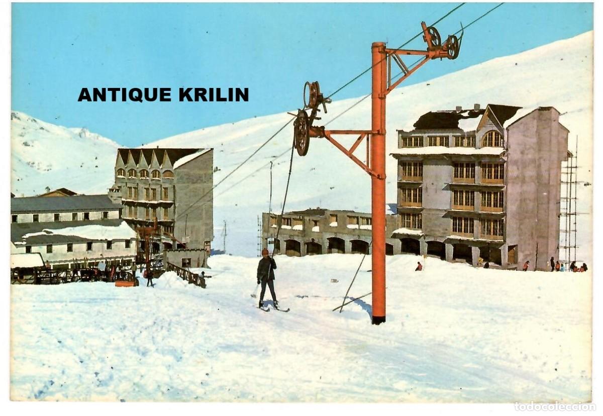 Postales: VALLS D'ANDORRA / PAS DE LA CASA / VISTA DEL TELESQUI / SIN EDITOR 1966 / SIN FRANQUEAR