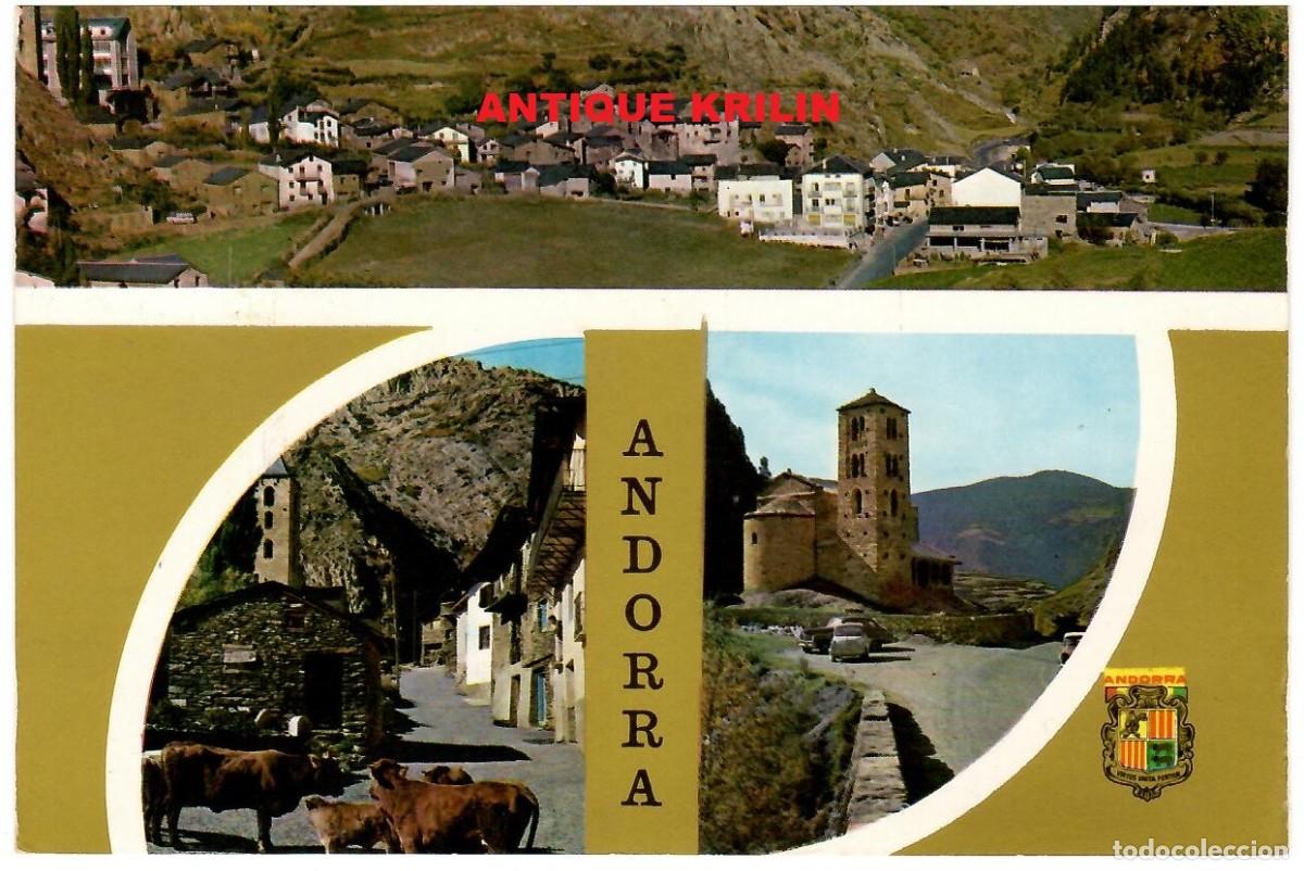 Postales: ANDORRA / CANILLO N&ordm; 105 VISTA GENERAL / EDICIONES MAJORA / FRANQUEADA
