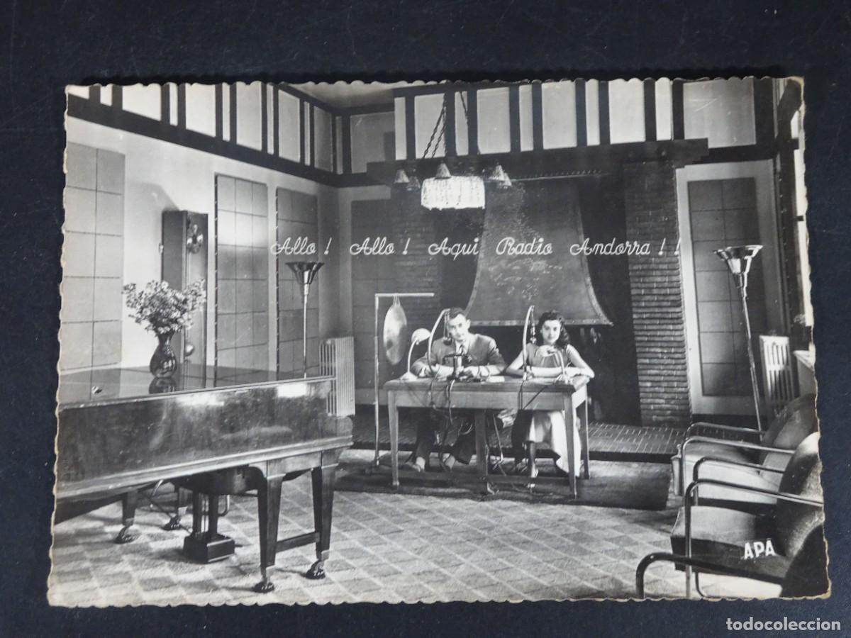 Postales: ANTIGUA POSTAL CPSM, ANDORRA LA VELLA, EMISORA DE R&Aacute;DIO, VER FOTOS