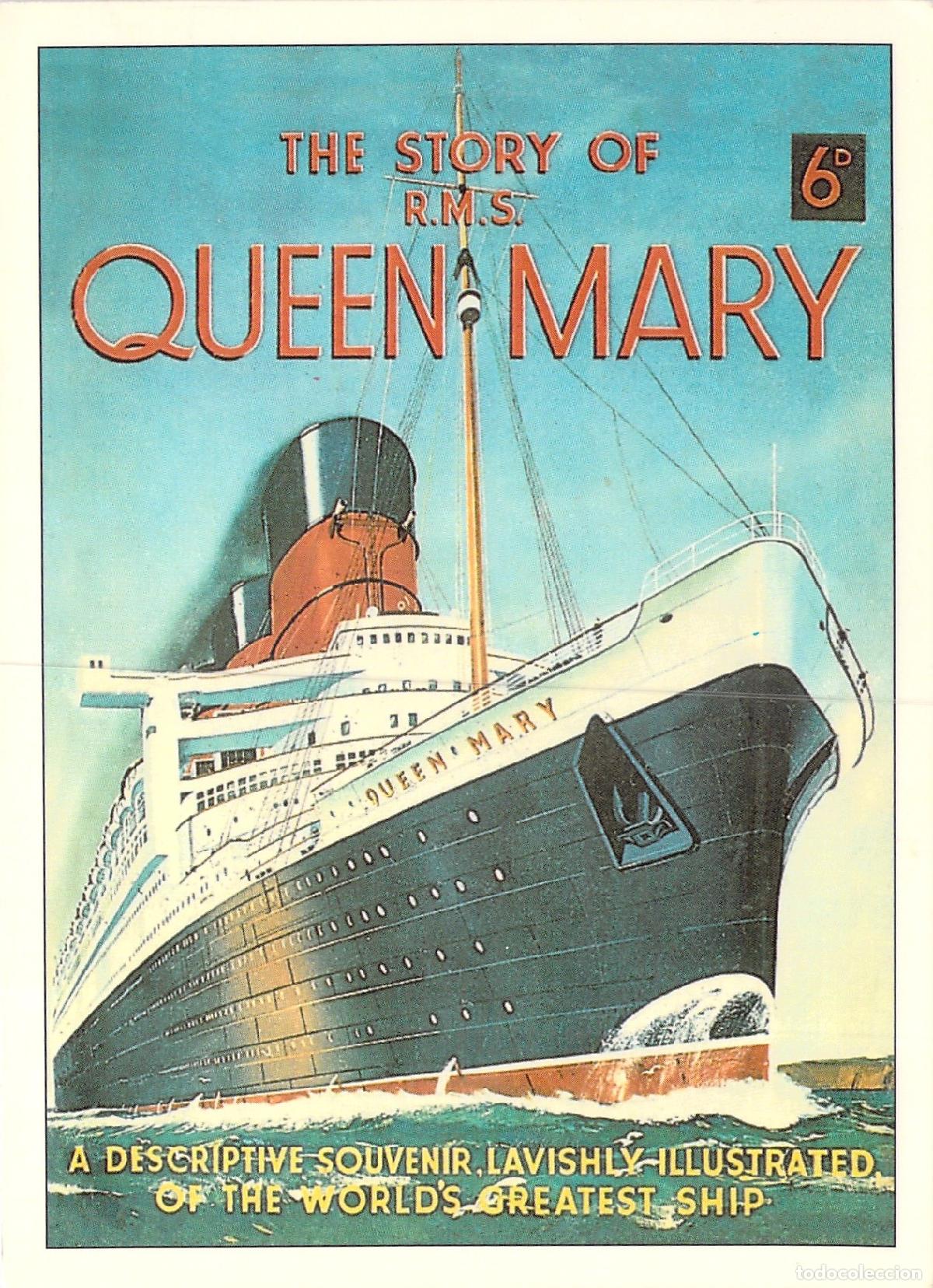 Postales: Postal del Transatl&aacute;ntico RMS Queen Mary Colecci&oacute;n Robert Opie