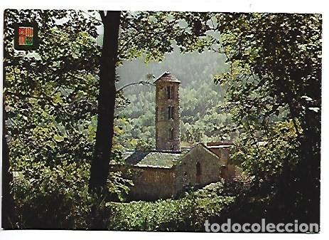 Postales: ESGLESIA ROMANICA / ROMANESQUE CHURCH.- SANTA COLOMA, VALLS D&acute;ANDORRA