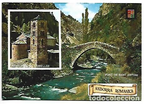 Postales: SANT JOAN DE CASSELLES I PONT DE SANT ANTONI.- VALLS D&acute;ANDORRA