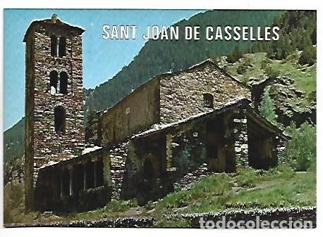 Postales: ESGLESIA ROMANICA / ROMANESQUE CHURCH.- SANT JOAN DE CASSELLES - VALLS D&acute;ANDORRA