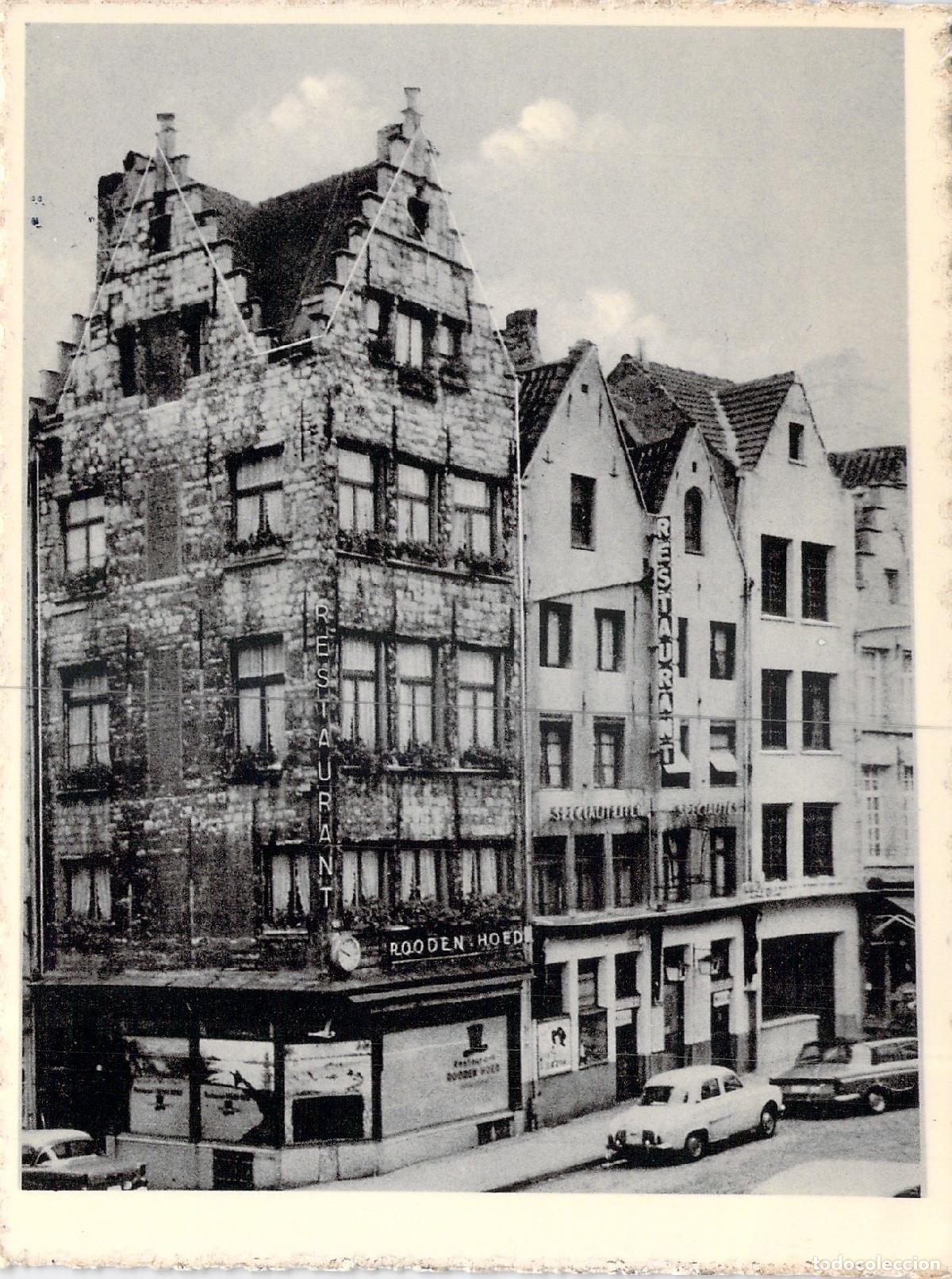 Postkarten: Postal del Restaurante Rooden Hoed en Amberes, B&eacute;lgica