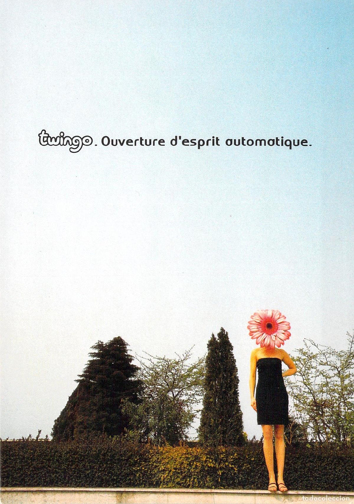 Postales: Postal Publicitaria Renault Twingo Ouverture d'Esprit