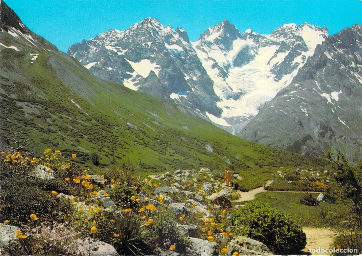 Postales: Tarjeta Postal del Col du Lautaret en los Alpes Franceses