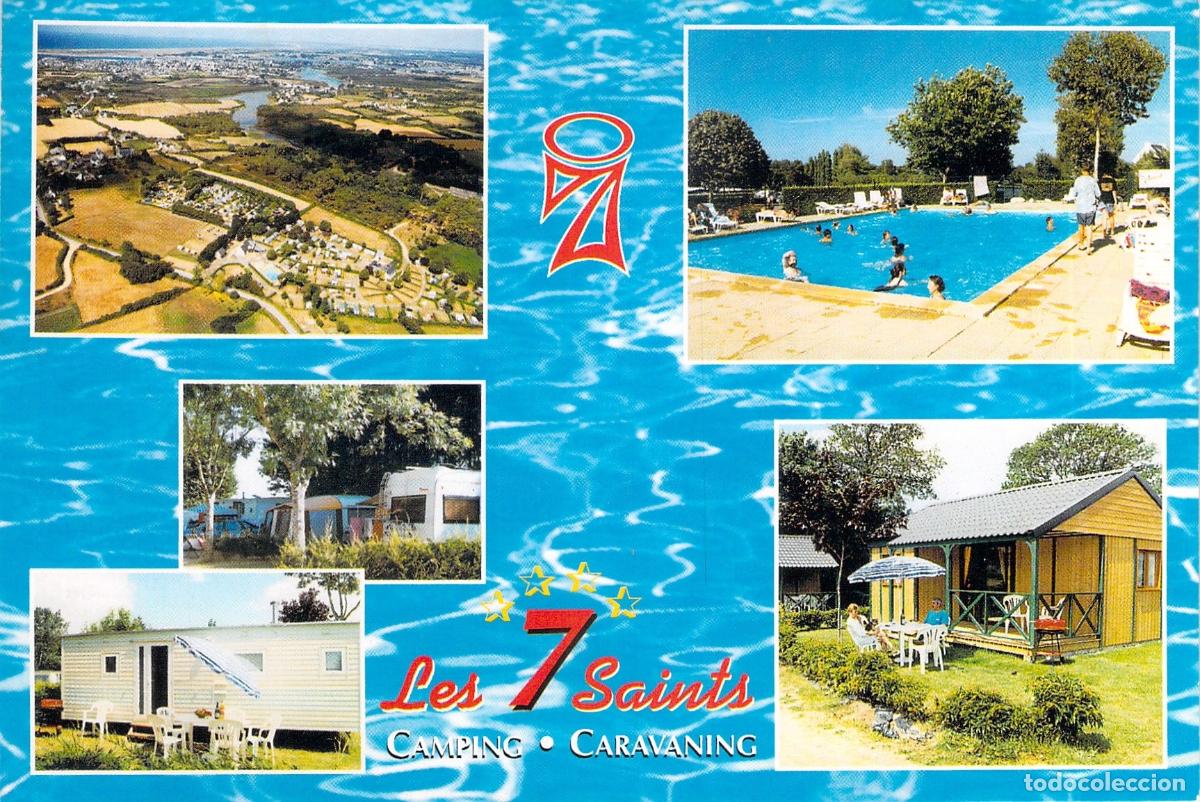 Postales: Postal Camping Les 7 Saints en Erdeven, Breta&ntilde;a, Francia