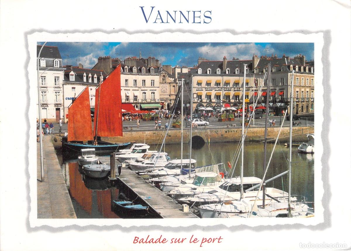 Postales: Postal de Vannes - Puerto Deportivo y Plaza Gambetta