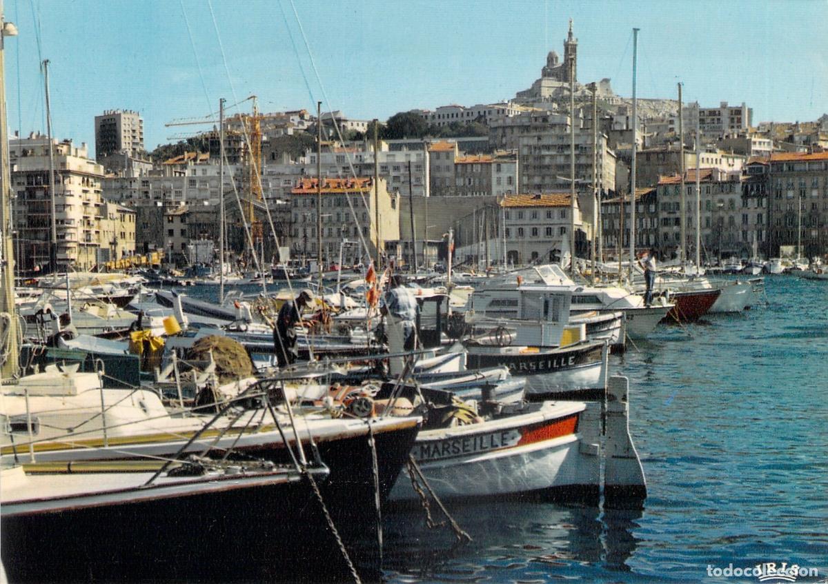 Postales: Postal Marseille Francia Los Pescadores del Vieux Port