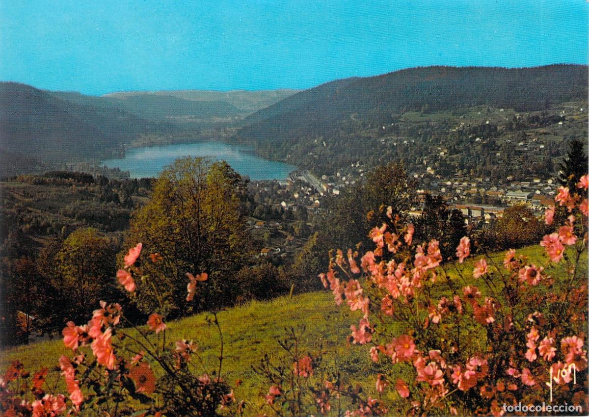 Postales: Postal de G&eacute;rardmer y el Lago en la regi&oacute;n de los Vosgos