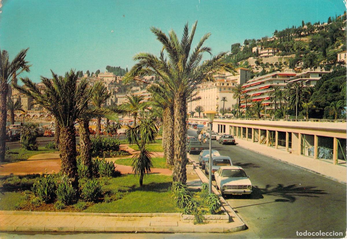 Postales: Postal de Menton Paseo Mar&iacute;timo y Centro Comercial Francia