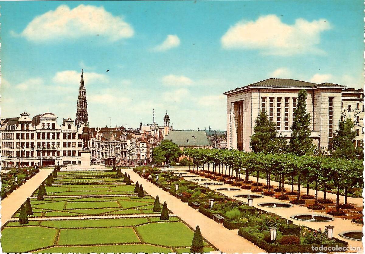 Postales: N&ordm; 922/30-BRUXELLES. B&eacute;lgica. Mont des Arts. Albertine. Sin circular. ED. Kruger