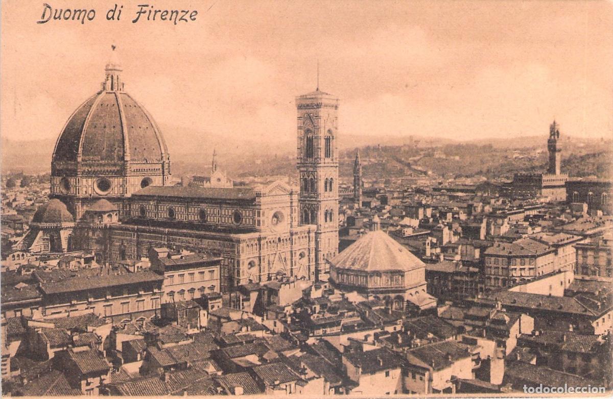 Postales: Postal de Florencia Italia Duomo di Firenze y Vista Panor&aacute;mica