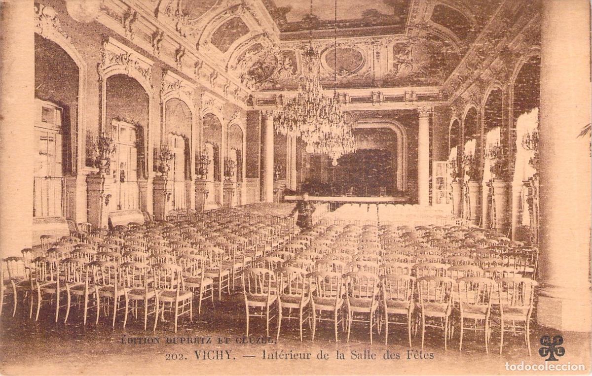 Postcards: Postal de Vichy Francia Interior de la Salle des F&ecirc;tes