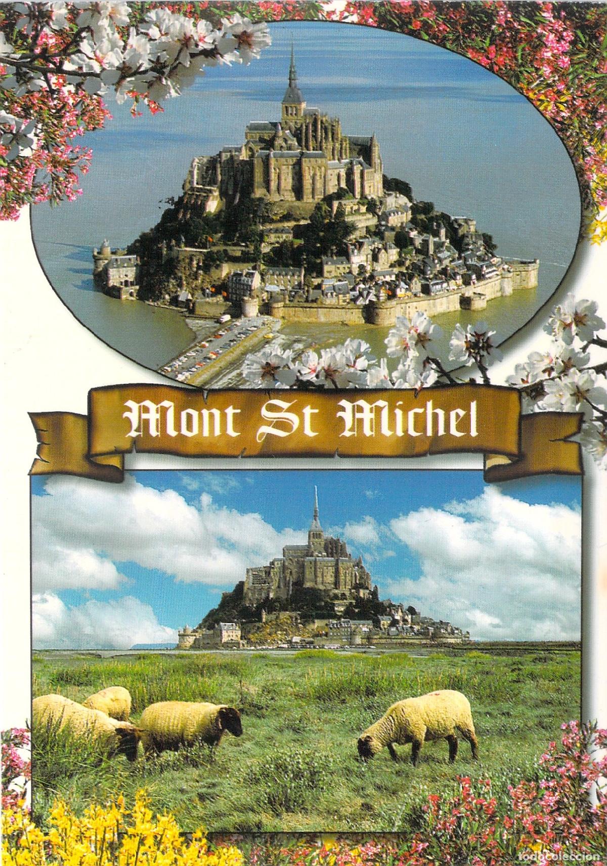 Postales: Postal de Le Mont-Saint-Michel en Normand&iacute;a, Francia