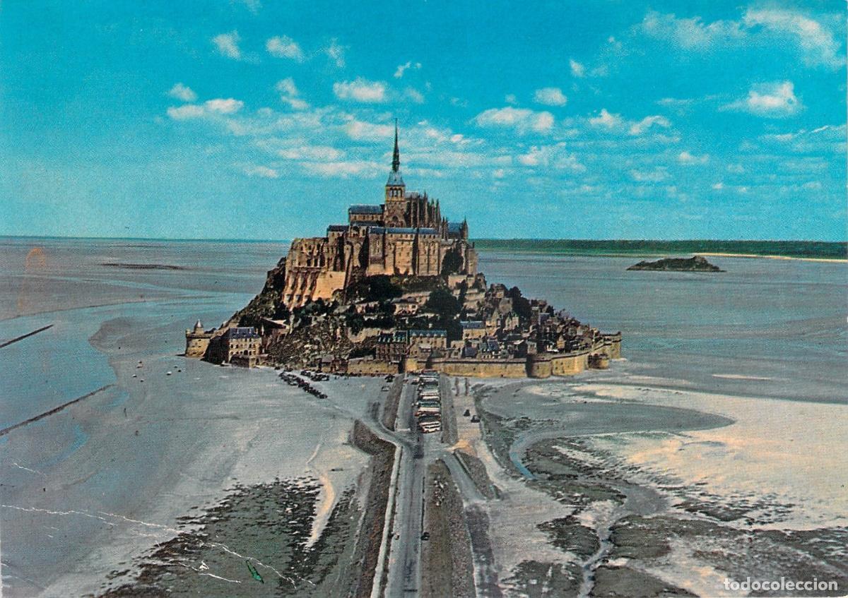 Postales: Postal de Le Mont Saint Michel en Normand&iacute;a, Francia