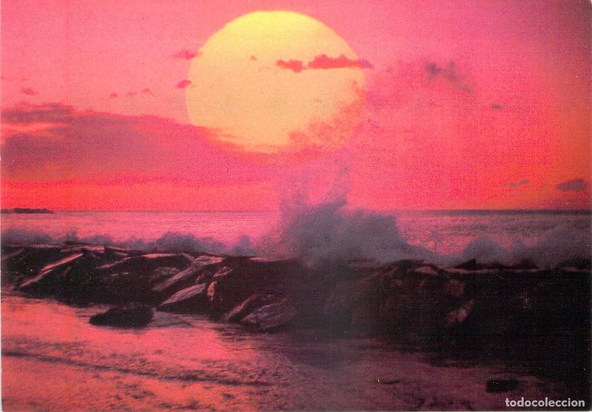 Postales: Postal Coucher de Soleil en la Costa Azul, Saint-Aygulf, Francia