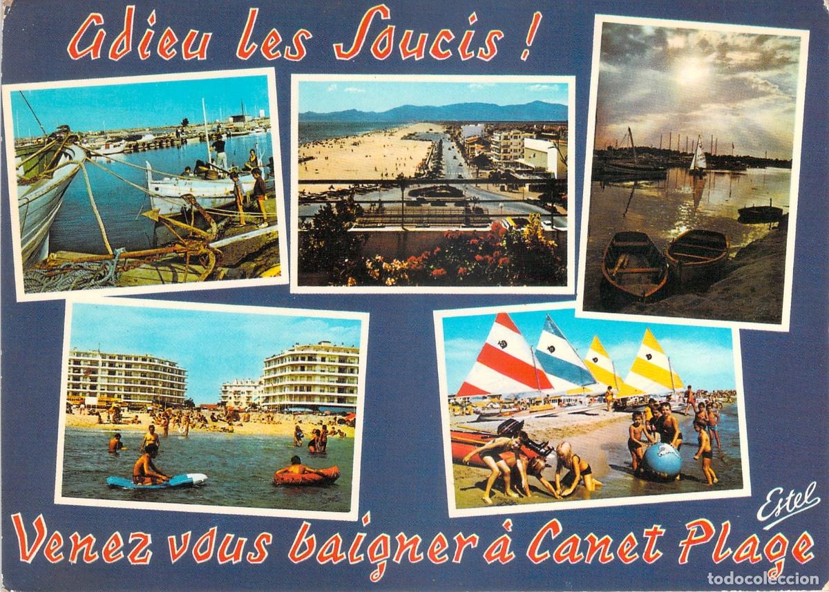 Postales: Postal Tur&iacute;stica Canet-Plage Pirineos Orientales Francia